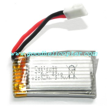 wltoys-v966 power star 1 helicopter parts battery 3.7V 250mAh (9128 plug)